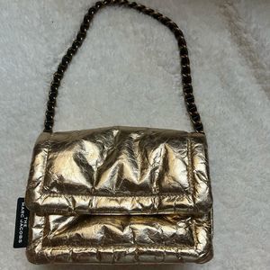 Marc Jacobs The Pillow Bag Lamb Leather Pillow Gold Bag mini